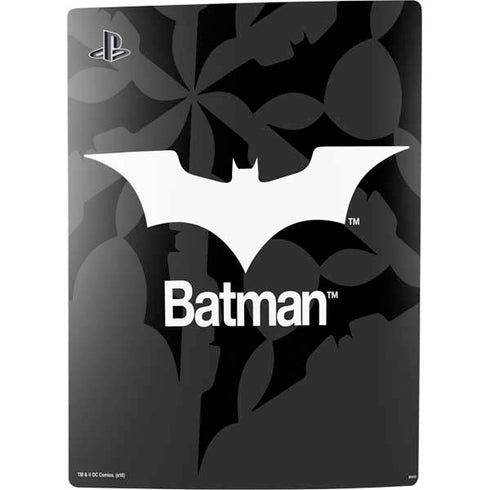 DC Comics Batman Dark Knight Logo PS5 Digital Edition Console Skin